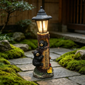 Charming Rustic Welcome Bear Statue