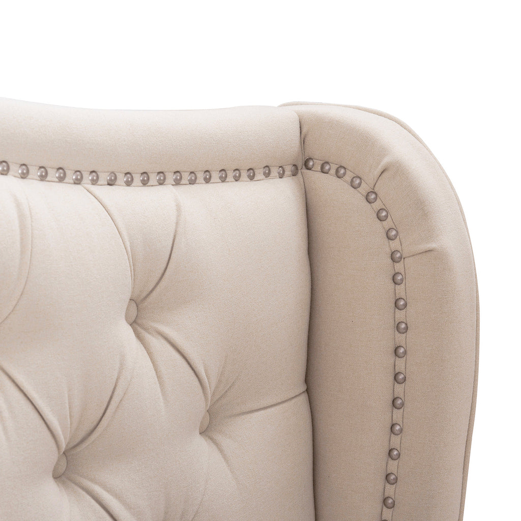 Marcella Upholstered Shelter Headboard Bed Set