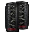 AlphaRex 87-96 Ford Bronco/F-150 Luxx-Series LED Tail Lights - Alpha-Black 658006 *Discontinued