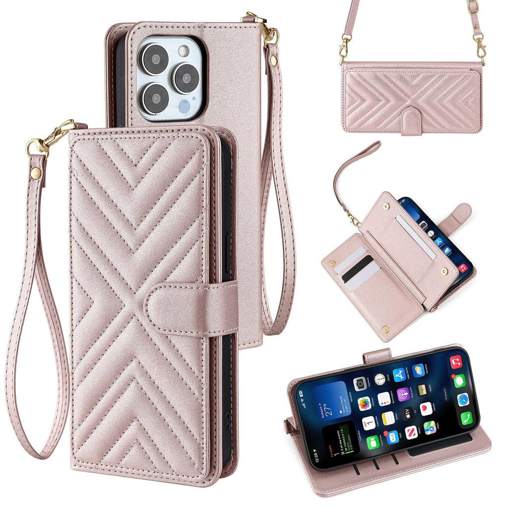Multi-functional Card-inserting Wallet Phone Case