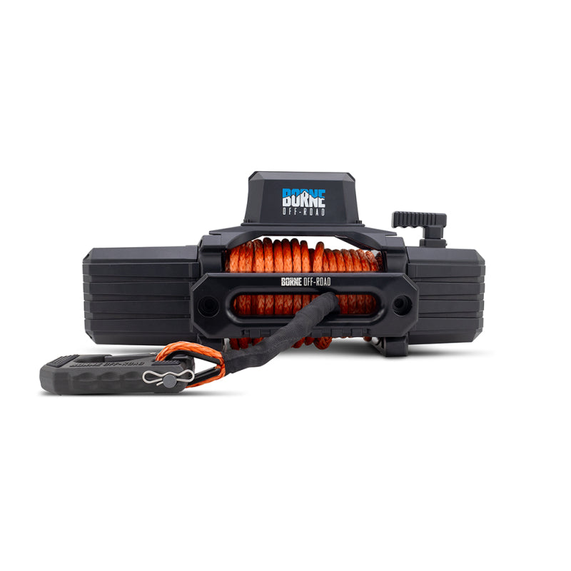 Borne Off-Road 12K Winch - Orange Synthetic Rope BNWN-12-SOR
