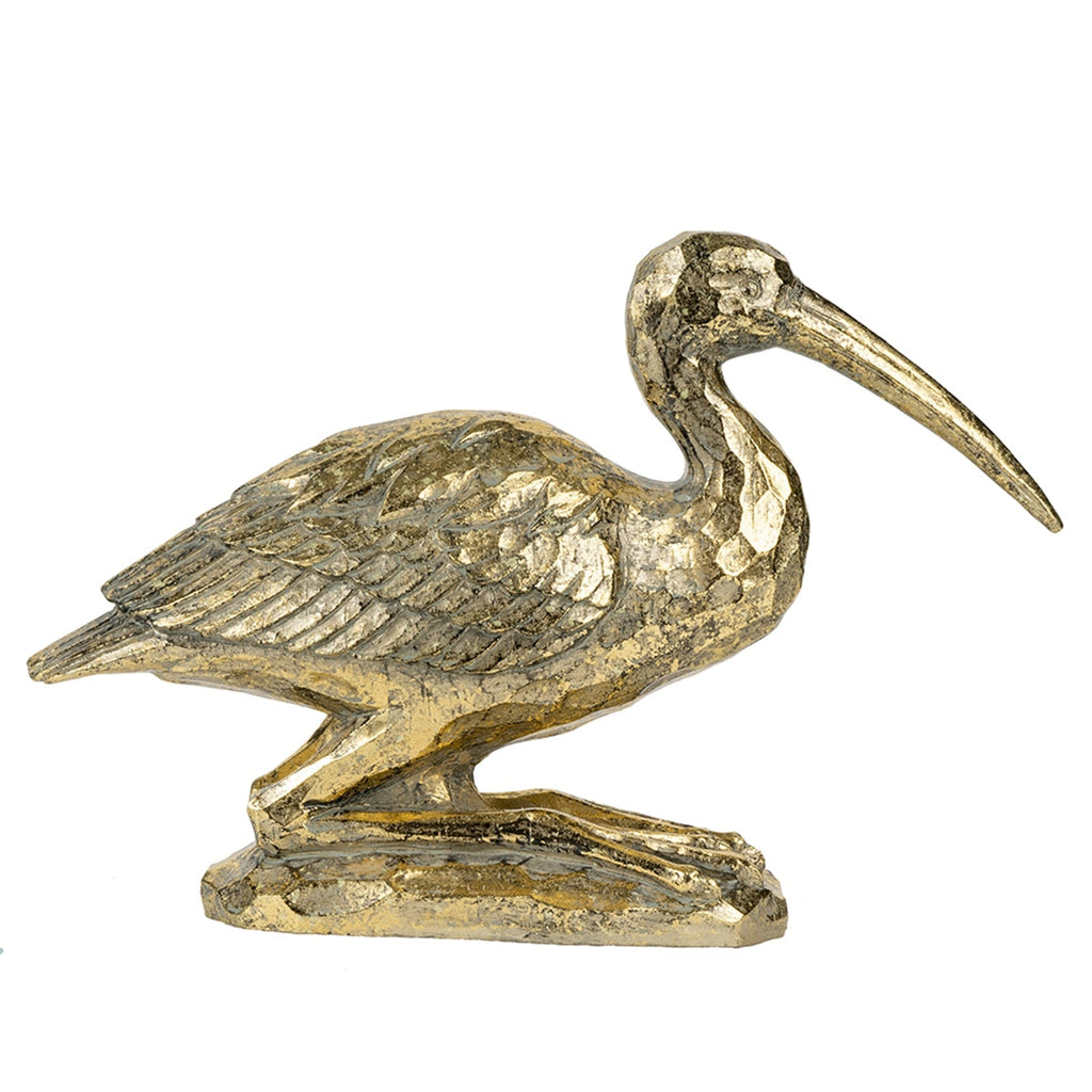 Kneeling Crane Figurine