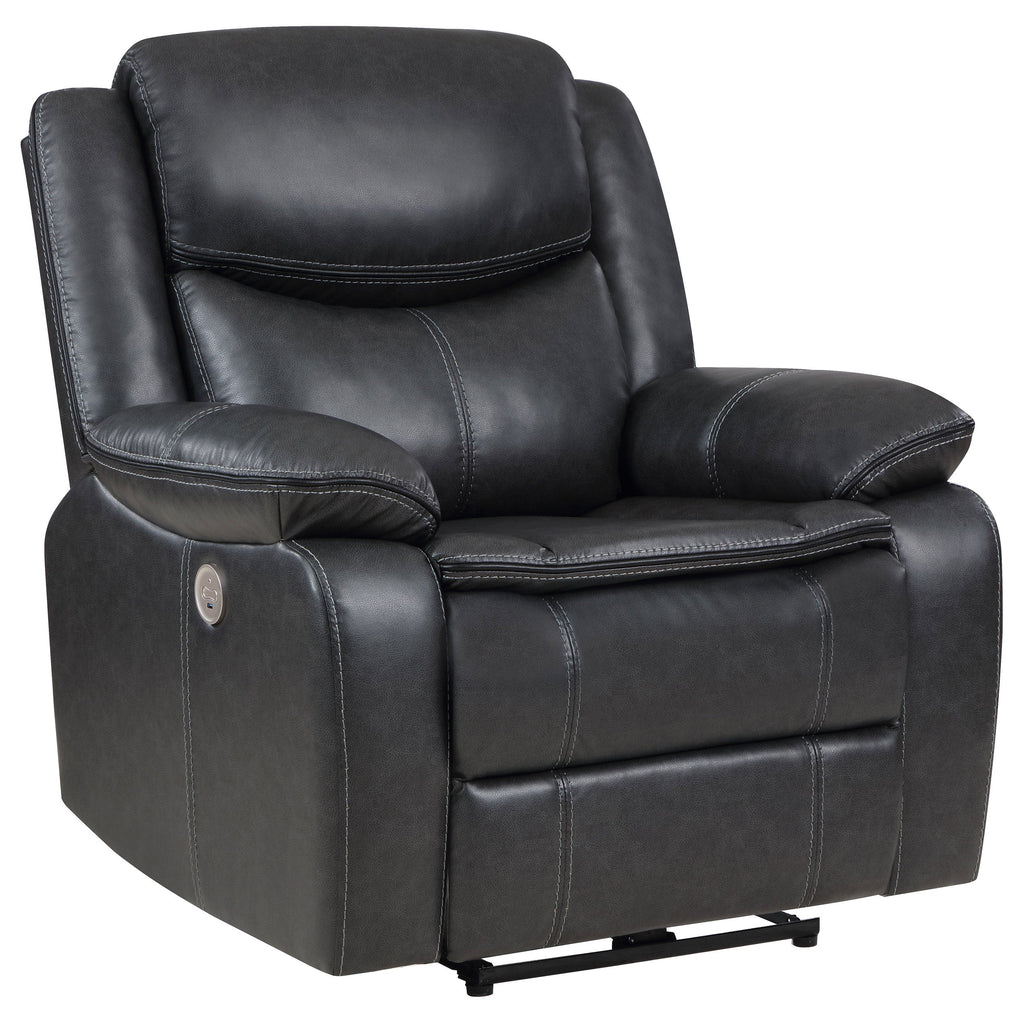Salerno Dark Power Recliner