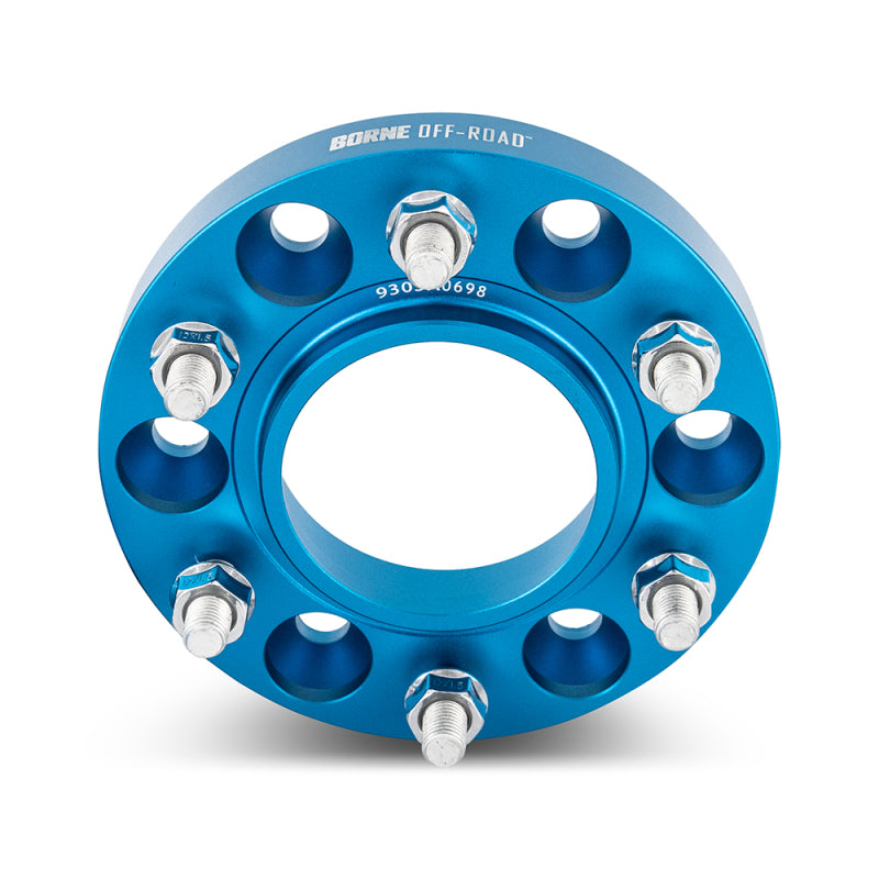 Borne Off-Road Wheel Spacers - 6x135 - 87.1 - 25 - M14 - Blue BNWS-007-250BL
