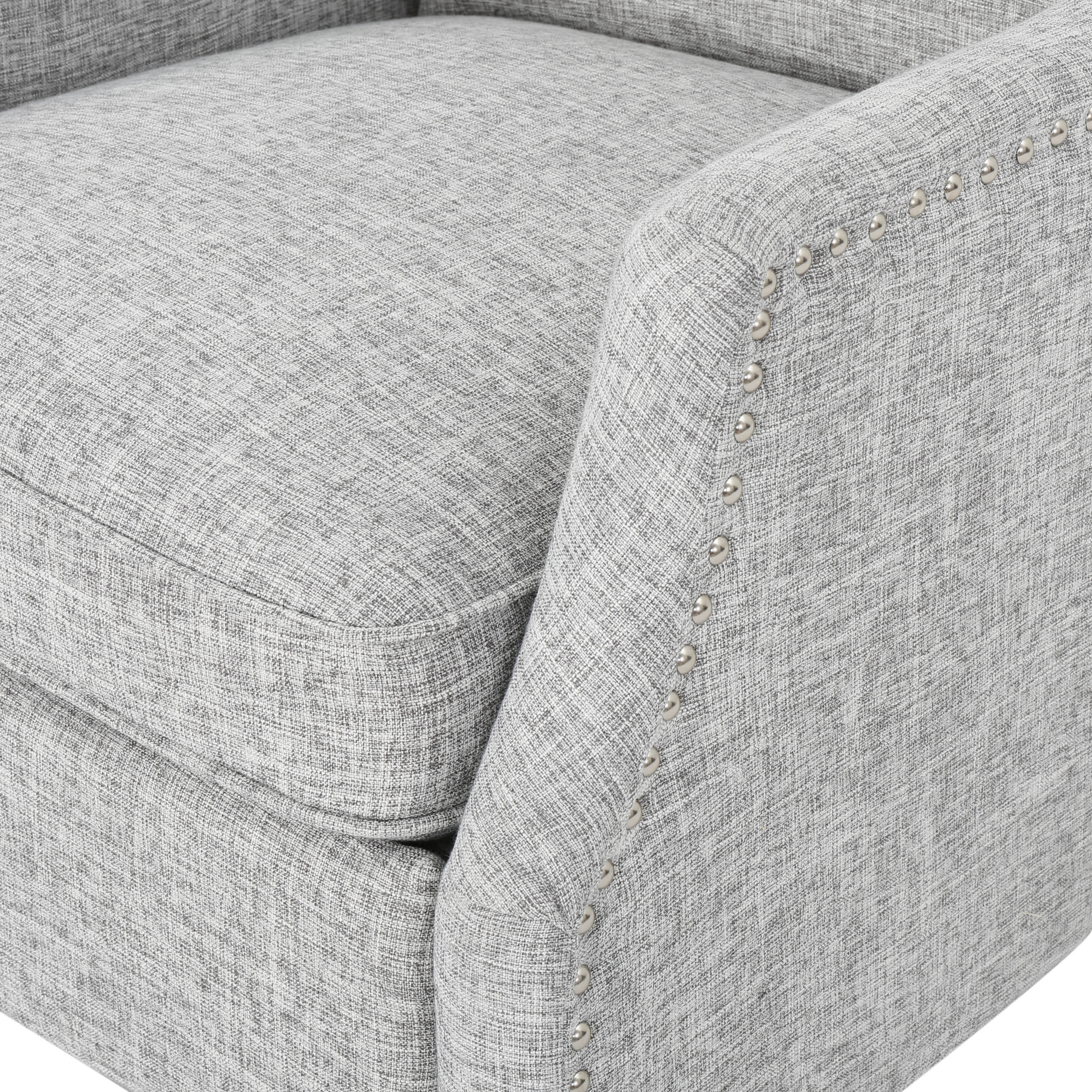 Modern Fabric Pushback Recliner Chair