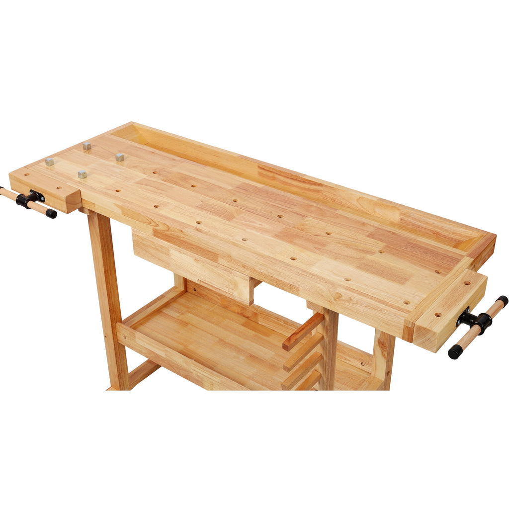 55" Heavy Duty Woodworking Bench with Adjustable Handle
