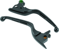 Bikers Choice Lever Set Slotted Blk 482143