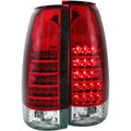 Anzo 1999-2000 Cadillac Escalade LED Taillights Red/Clear