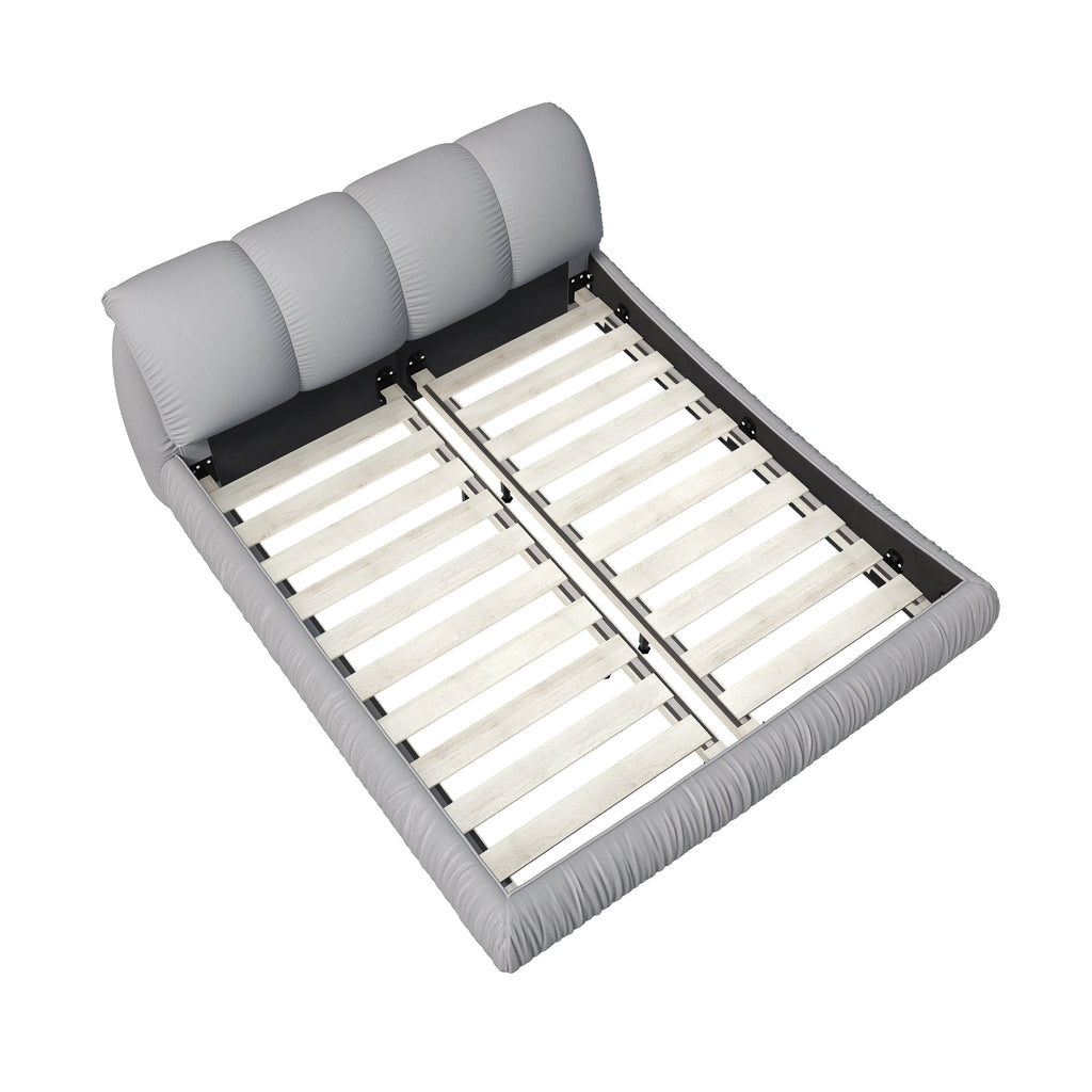 Queen Size Luxury Upholstered Platform Bed