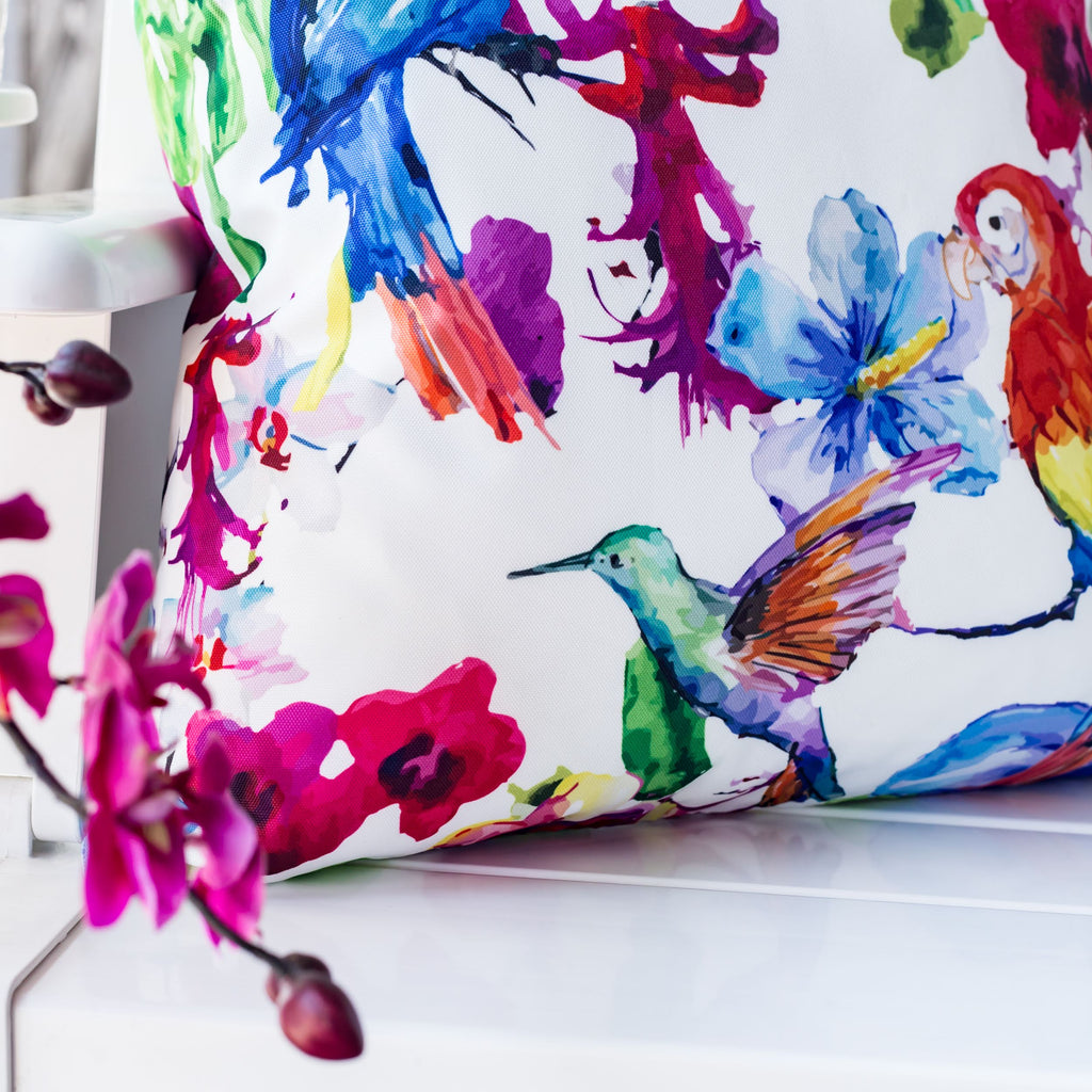 Tropical Parrot - Outdoor & Indoor Pillowcase