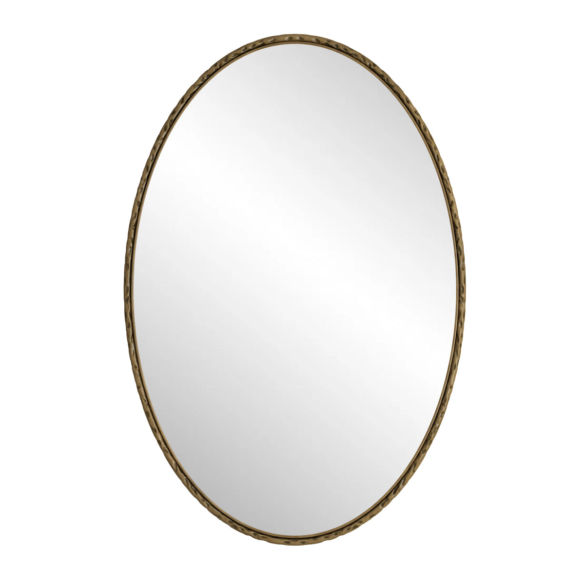 Iron Art Oval Retro Mirror
