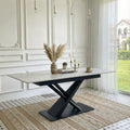 Modern Dining Table with Extendable Functionality
