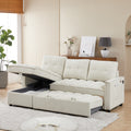 71.3" Reclining Sofa Bed with USB Ports – L-Shaped Sectional