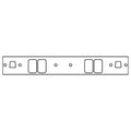 Cometic Gasket Cometic RaceSaver 305 Sprint V8 .060in Fiber Intake Mani Gskt Set-1.287in x 2.094in Rectangle Port C15685-060