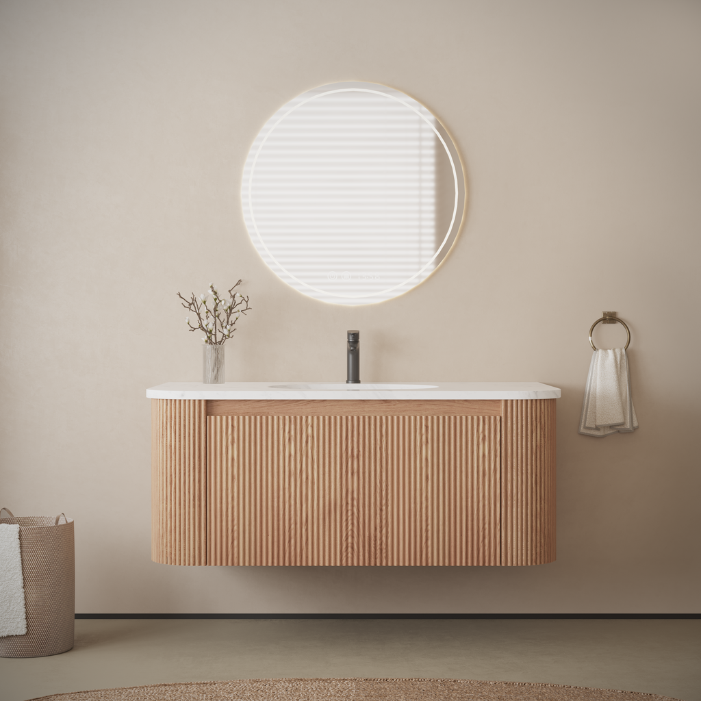 Arcora 36 Inch Wall Mounted Bathroom Vanity