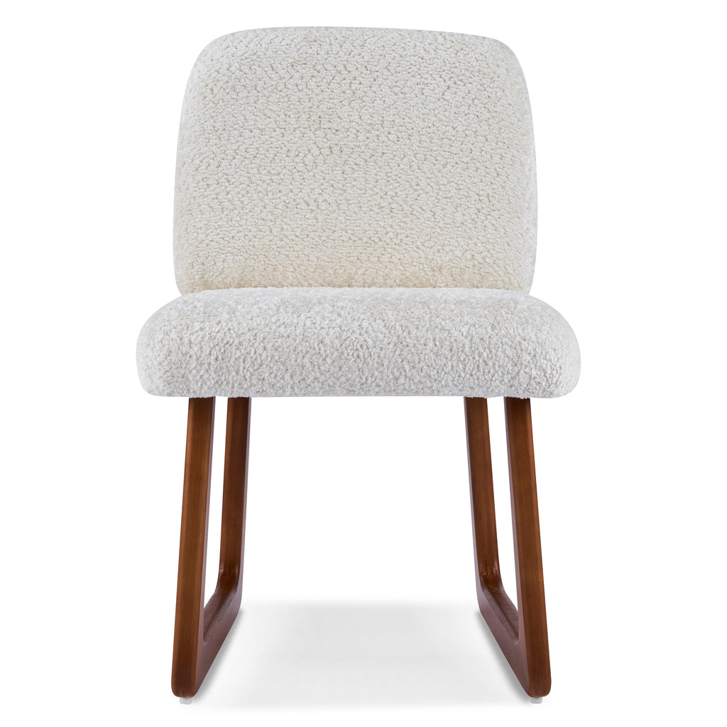 Dining Chair Set of 2, Plush Fabric Upholstered Dining Chairs