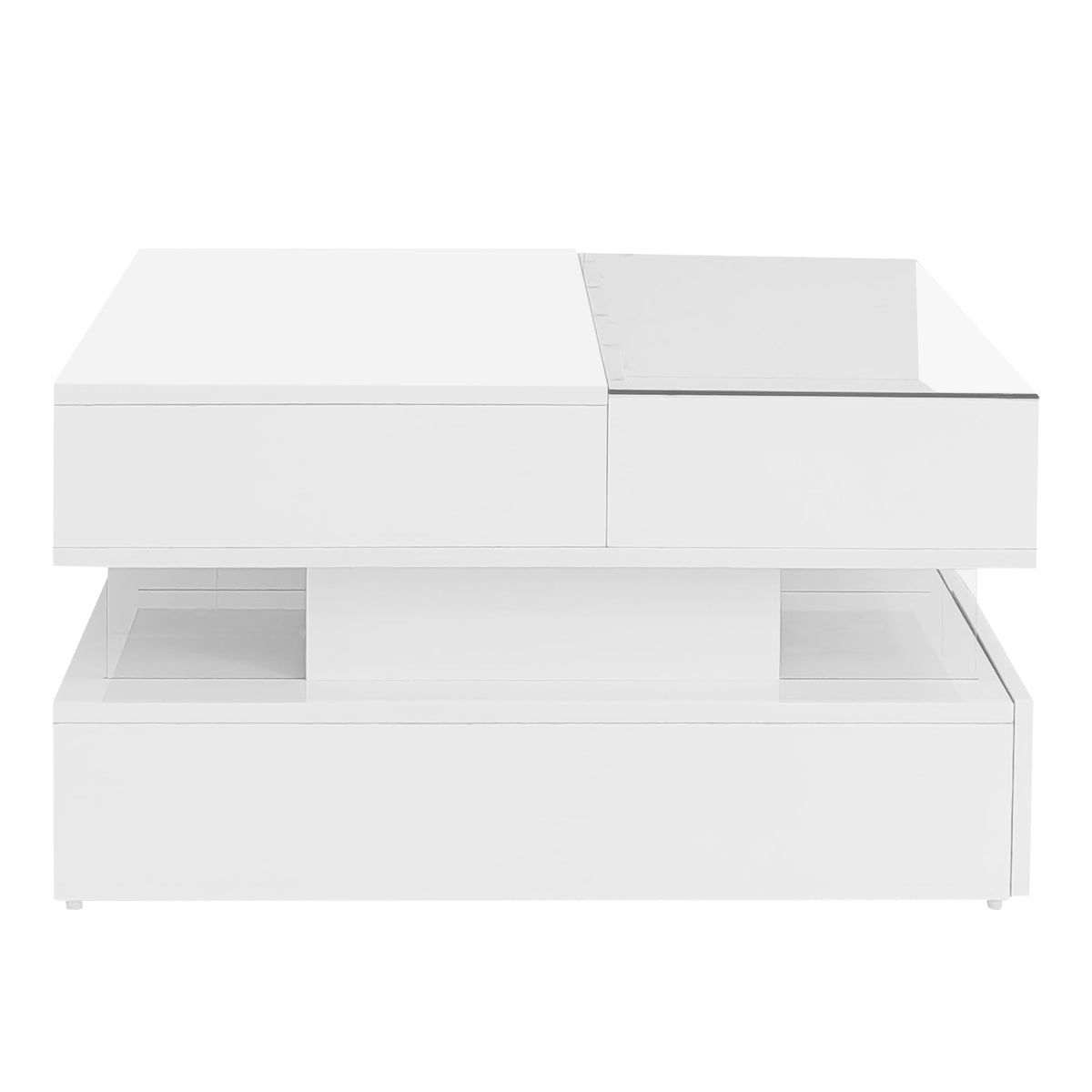Vibe Haus Lift-Top Coffee Table with 2 Drawers