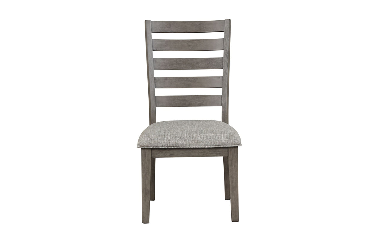 Casual Side Dining Chair with Ladder Back (Set of 2)