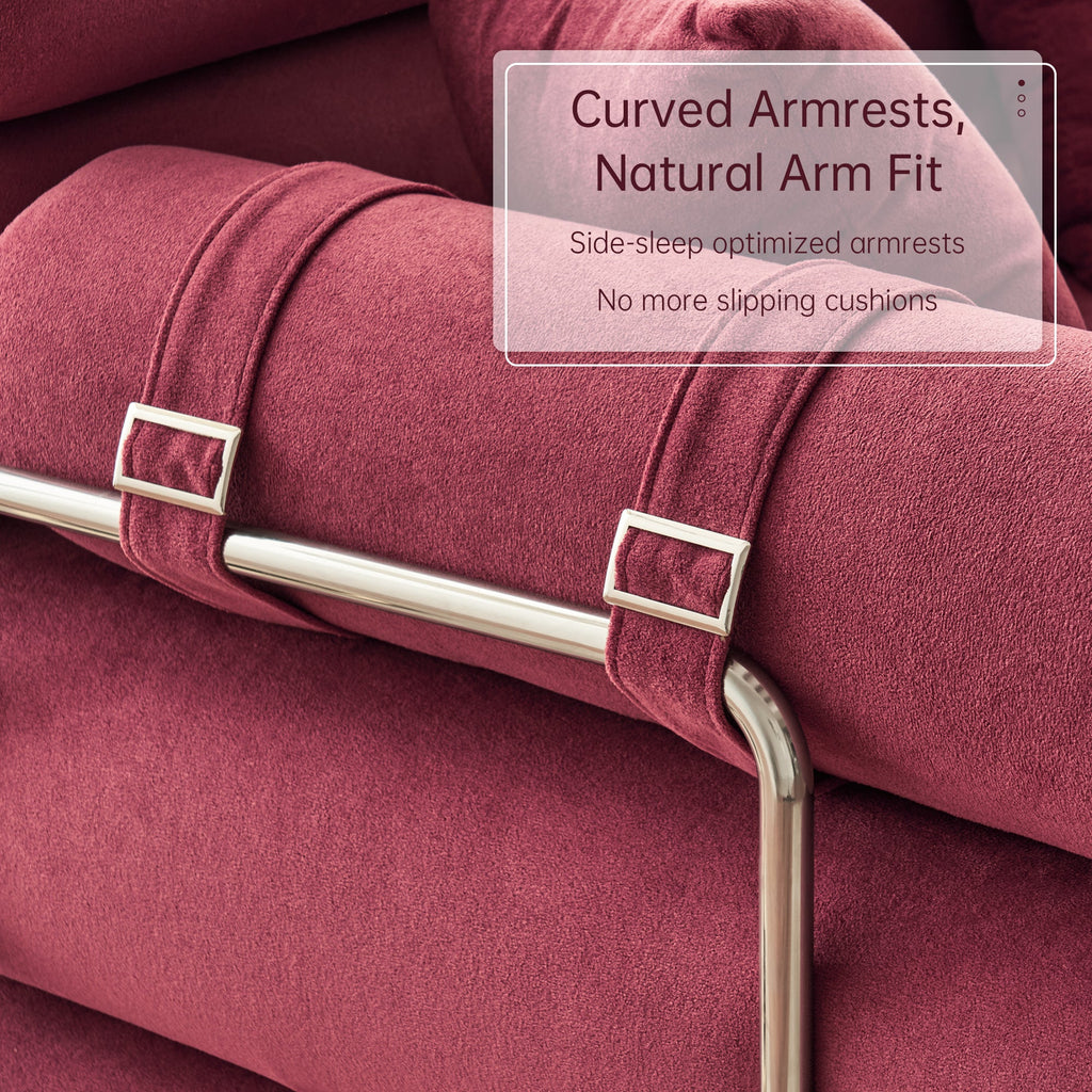 Convertible L-Shaped Sectional Sofa Bed