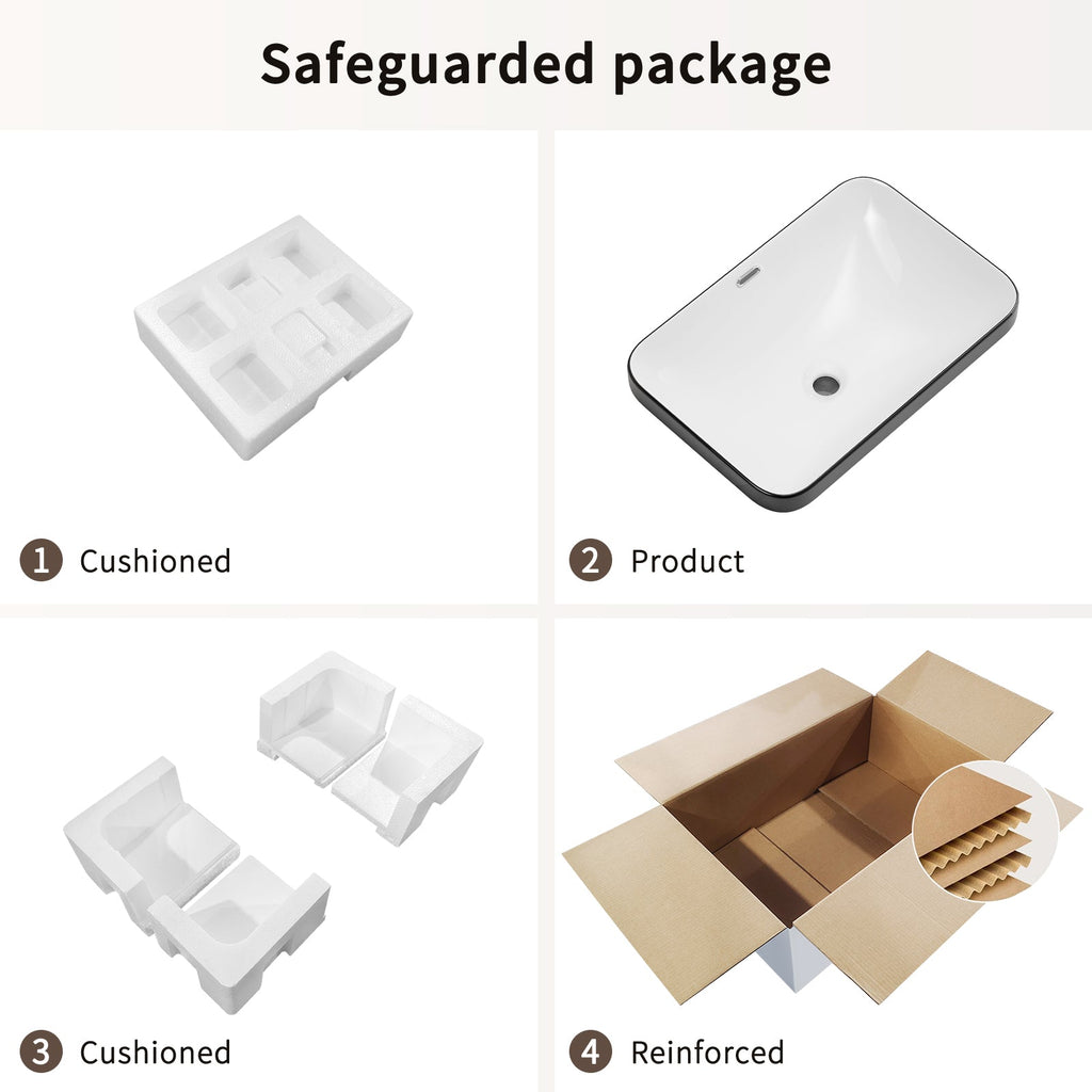 Ceramic Undermount Bathroom Sink