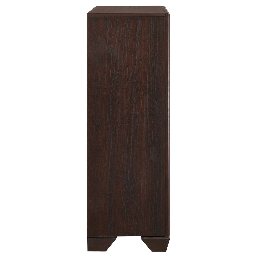 Hadfield Dark Cocoa 5-Drawer Chest