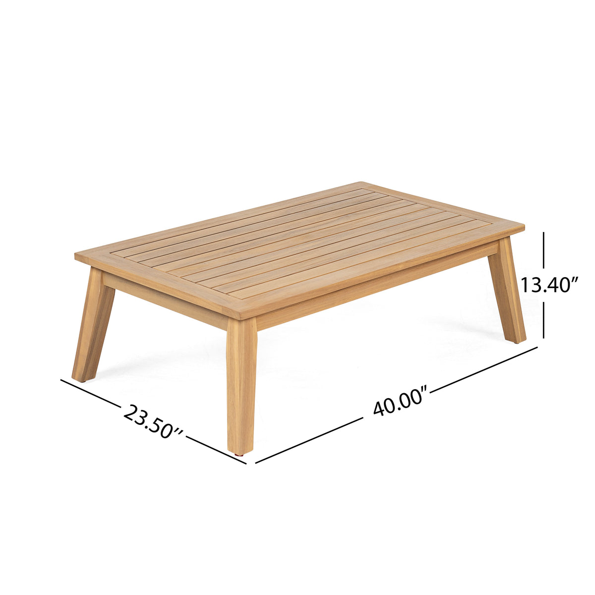 Acacia Outdoor Loveseat & Coffee Table Set for Patio