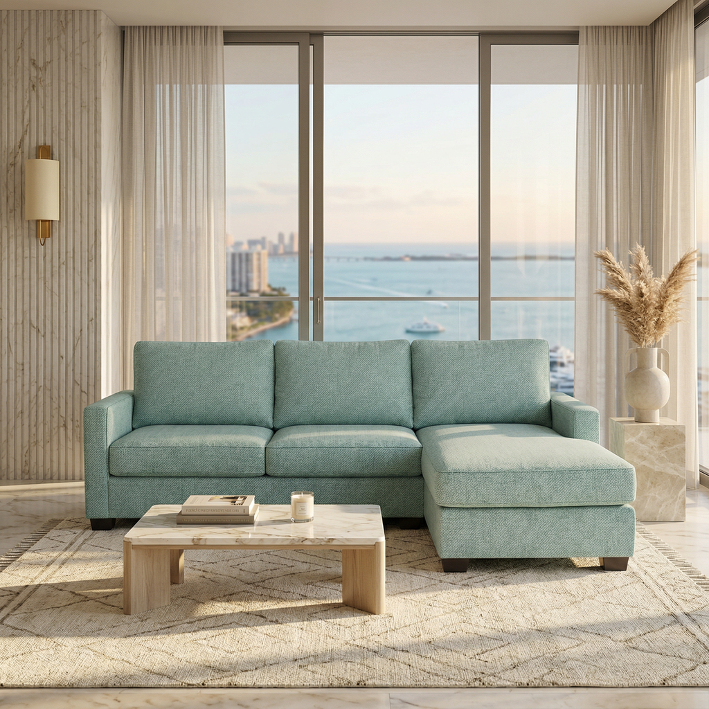 Modena Sectional – Custom Fabric Options