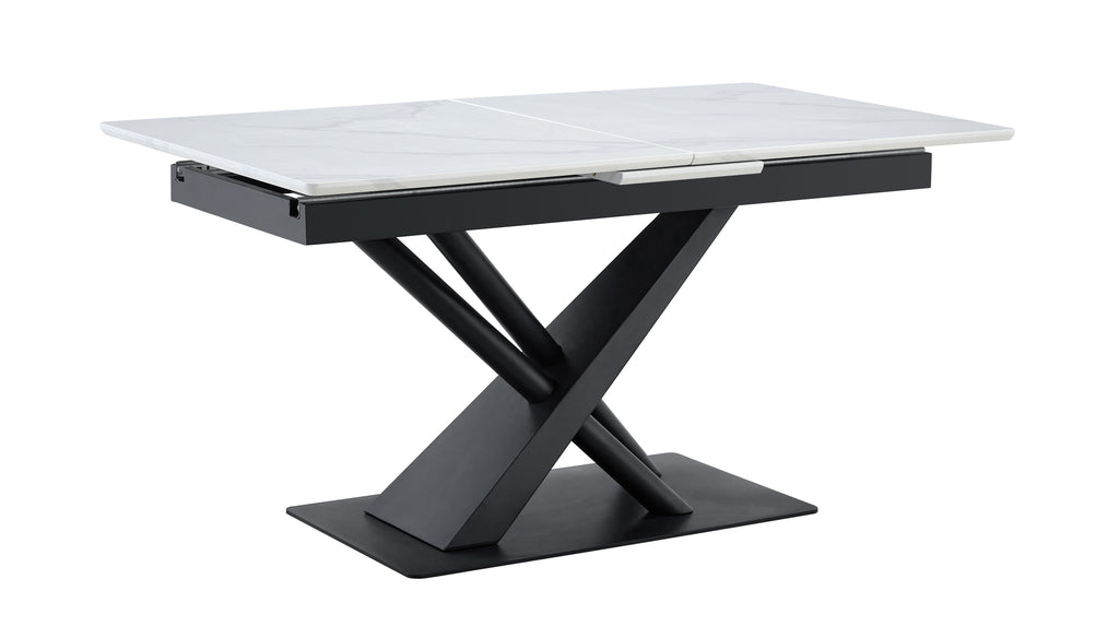 Modern Dining Table with Extendable Functionality