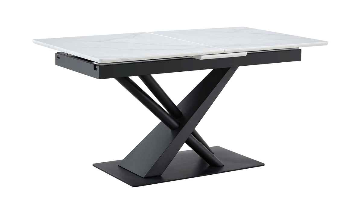 Modern Dining Table with Extendable Functionality