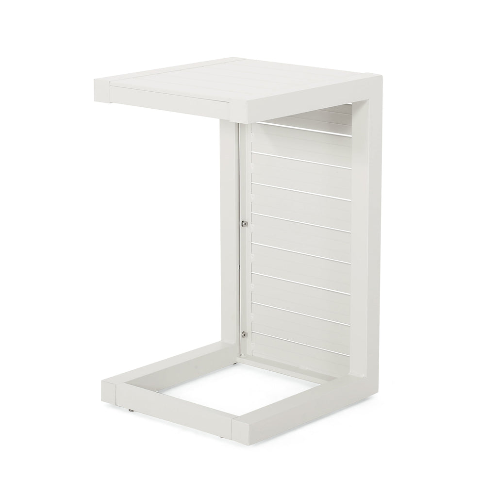 Cape Coral Aluminum C-Shaped Table