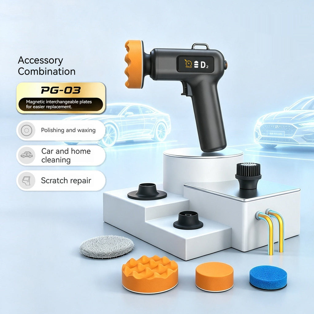 Cordless Car Polisher Waxing Scratch Repair And Cleaning Tool