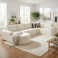 140.5" Oversized Modular Cloud Sectional Sofa
