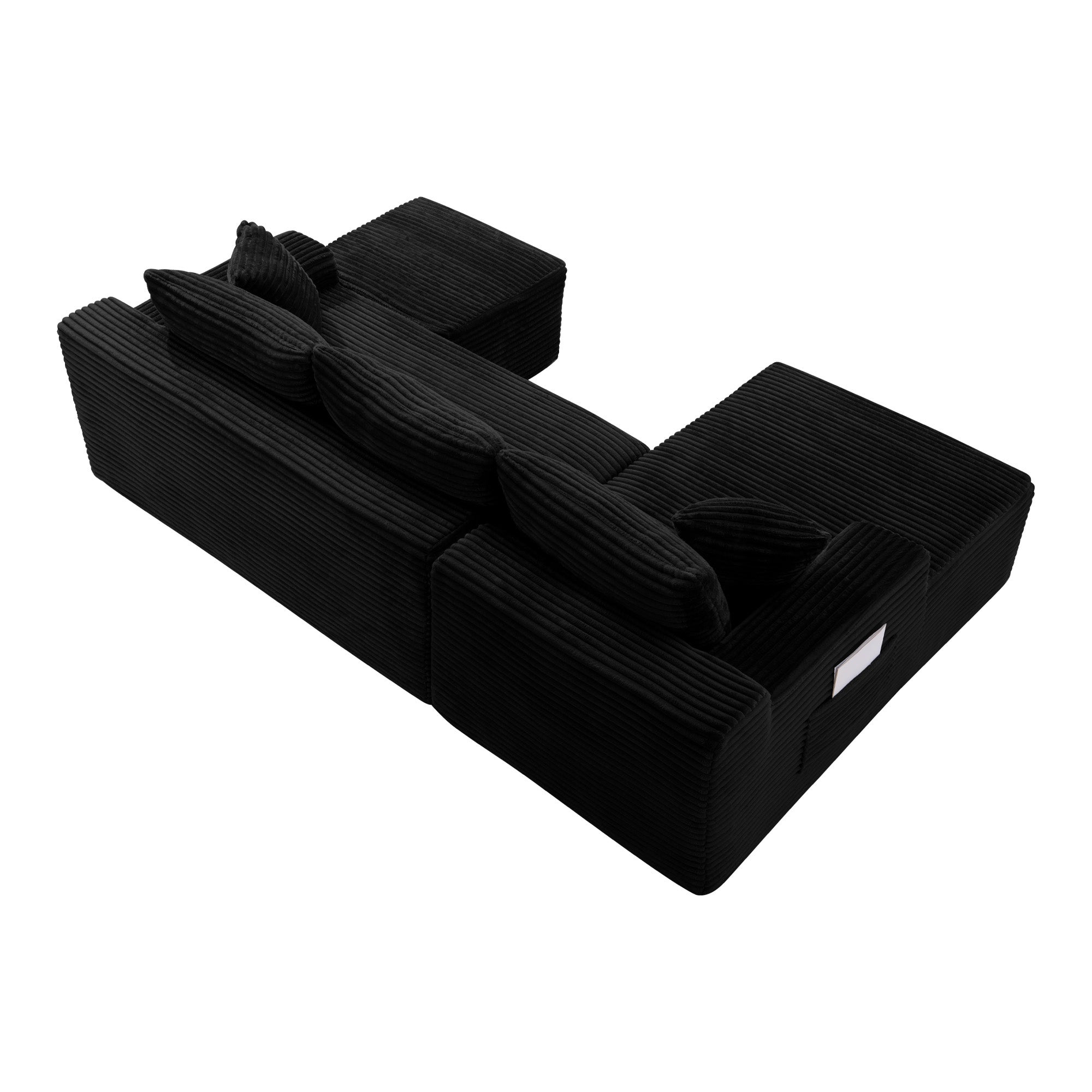 106.3" U-Shaped Cloud Sectional Sofa