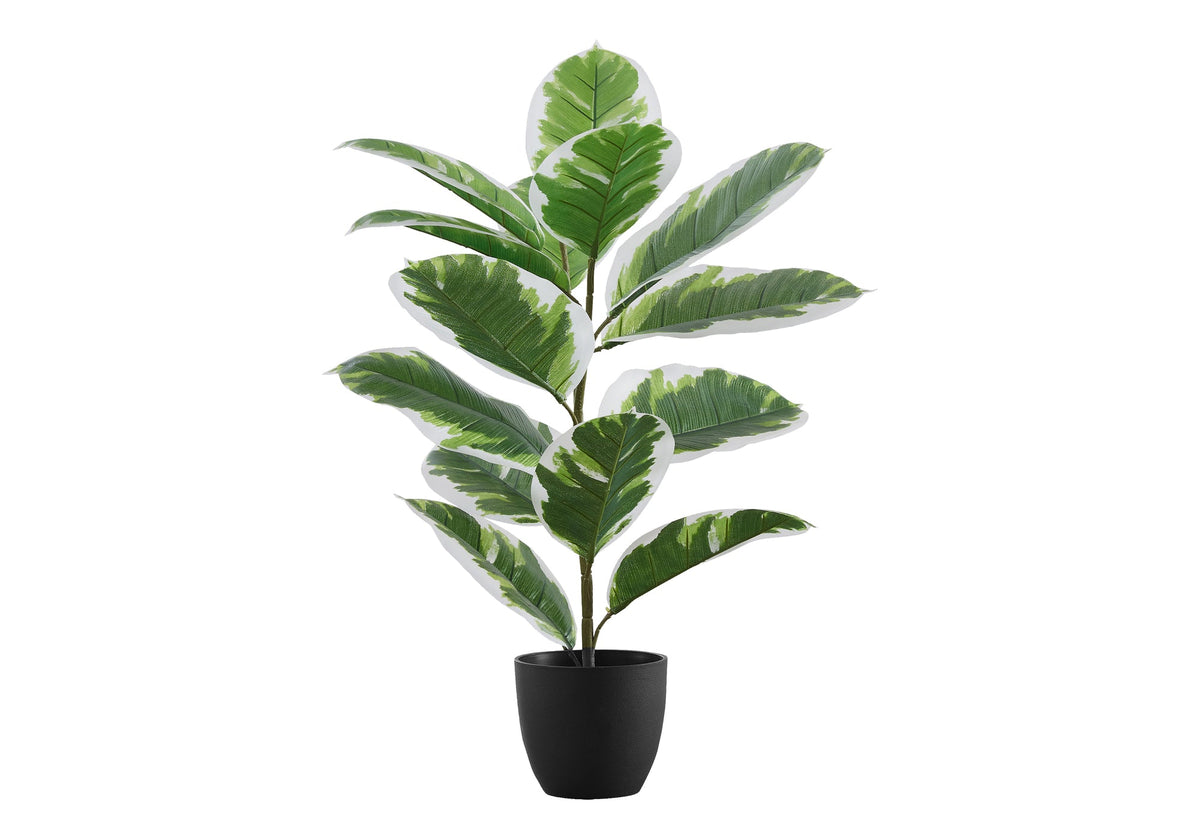 27" Tall Artificial Rubber Plant