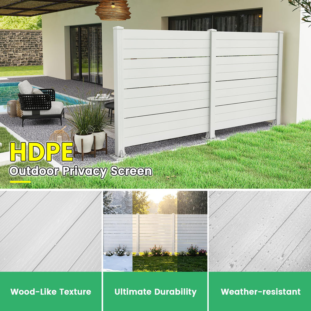 50" W x 49" H Outdoor Privacy Screen