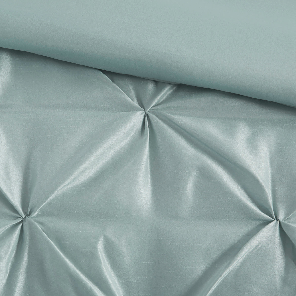 7 Piece Tufted Comforter Set Seafoam Cal King