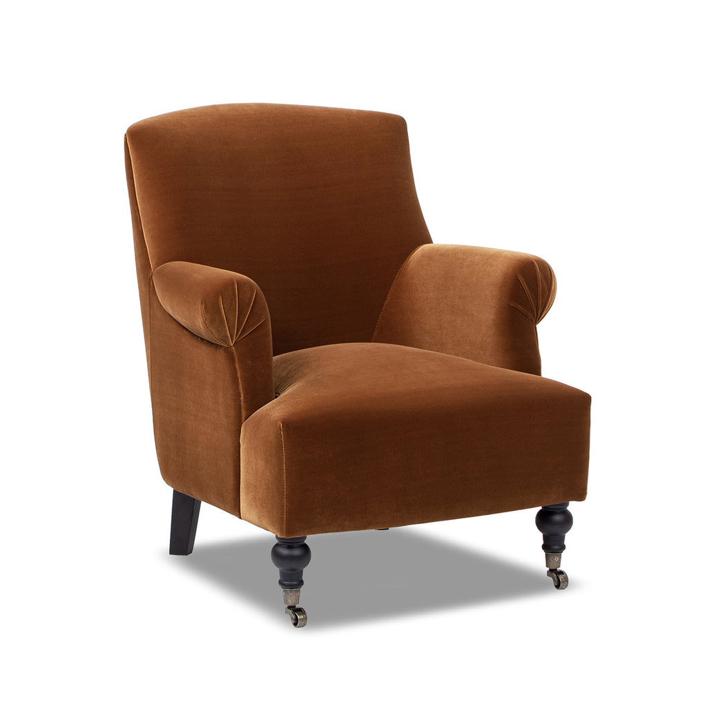 Eloise 30" Pleated Sock Arm Accent Armchair