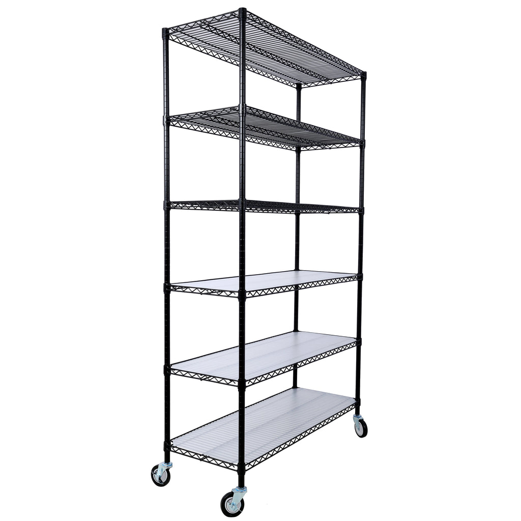 6 Tier 6000lbs Capacity NSF Metal Shelf Wire Shelving Unit