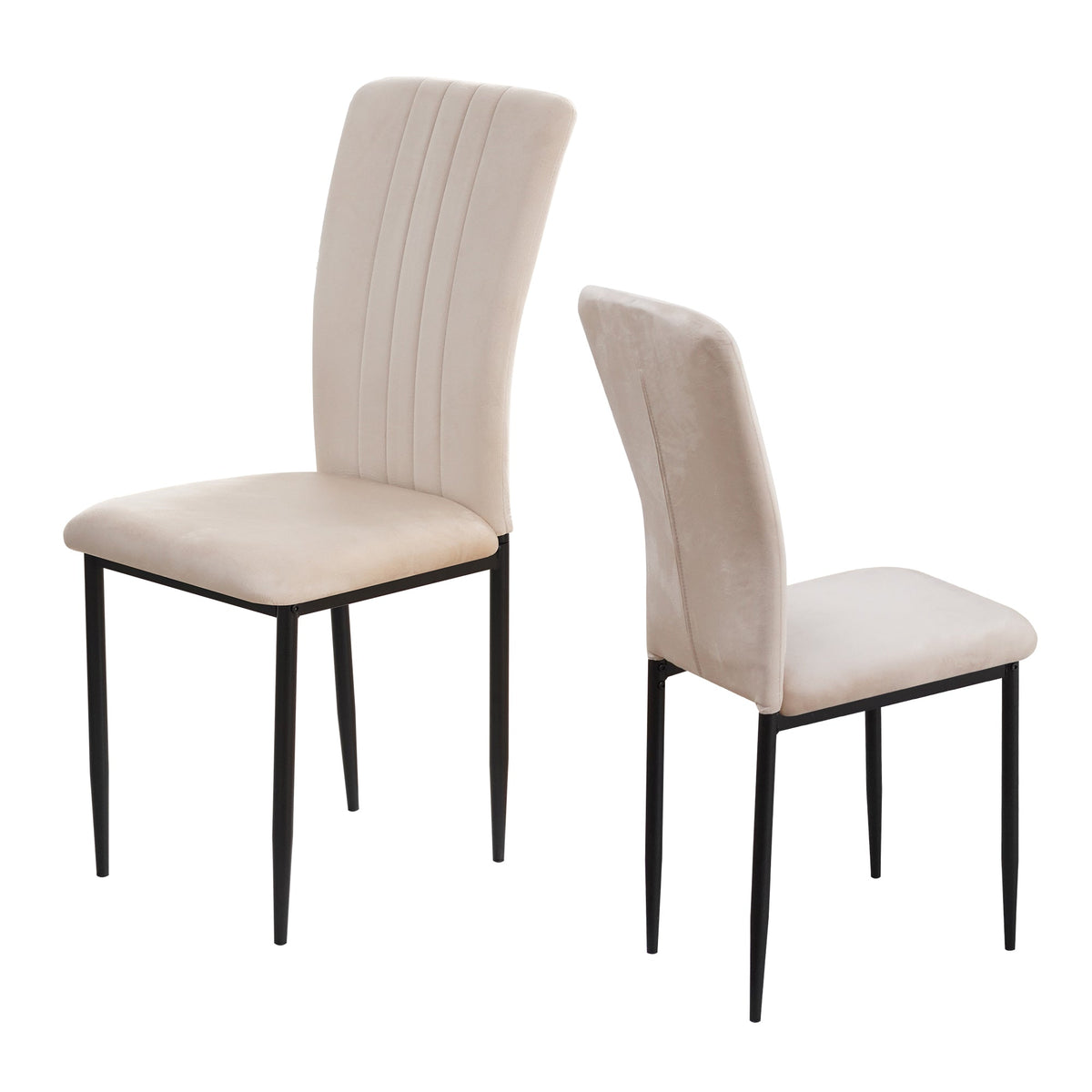 Dining Chairs Set of 4 Modern Velvet Upholstered Chairs