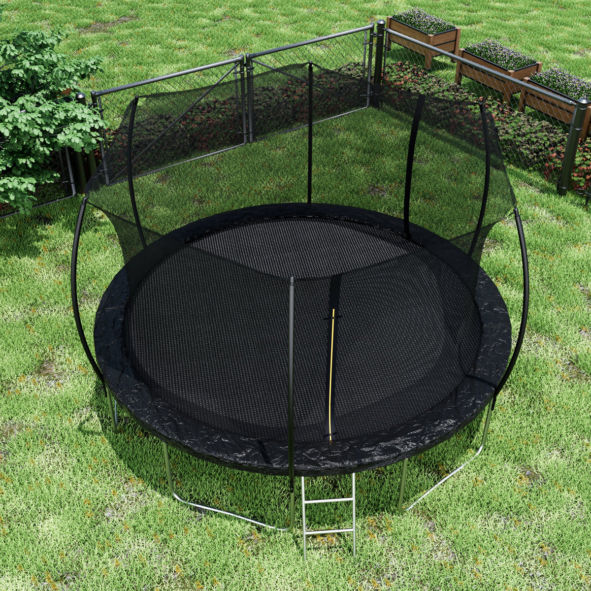14FT Trampoline with Double-side Color Pad