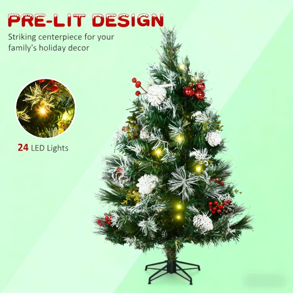 Artificial Christmas Tree - Festive Outdoor Christmas Porch Decor Set