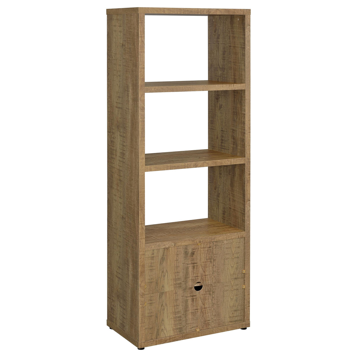 Noriega Mango 3-Shelf Engineered Wood Media Tower
