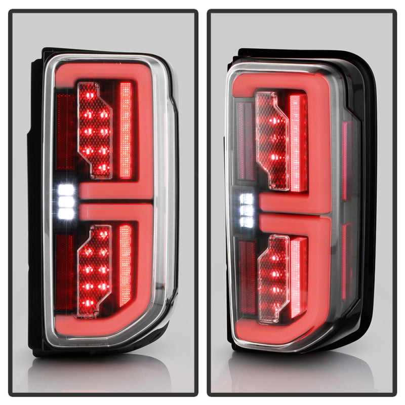 SPYDER 21-23 Ford Bronco Factory LED Model LED Tail Lights (ALT-YD-FB21-LED-BK) 5088758