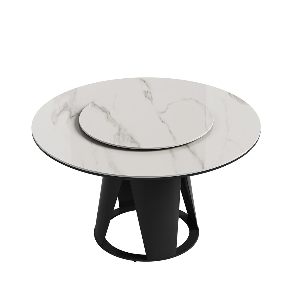 59" Modern Sintered Stone Dining Table