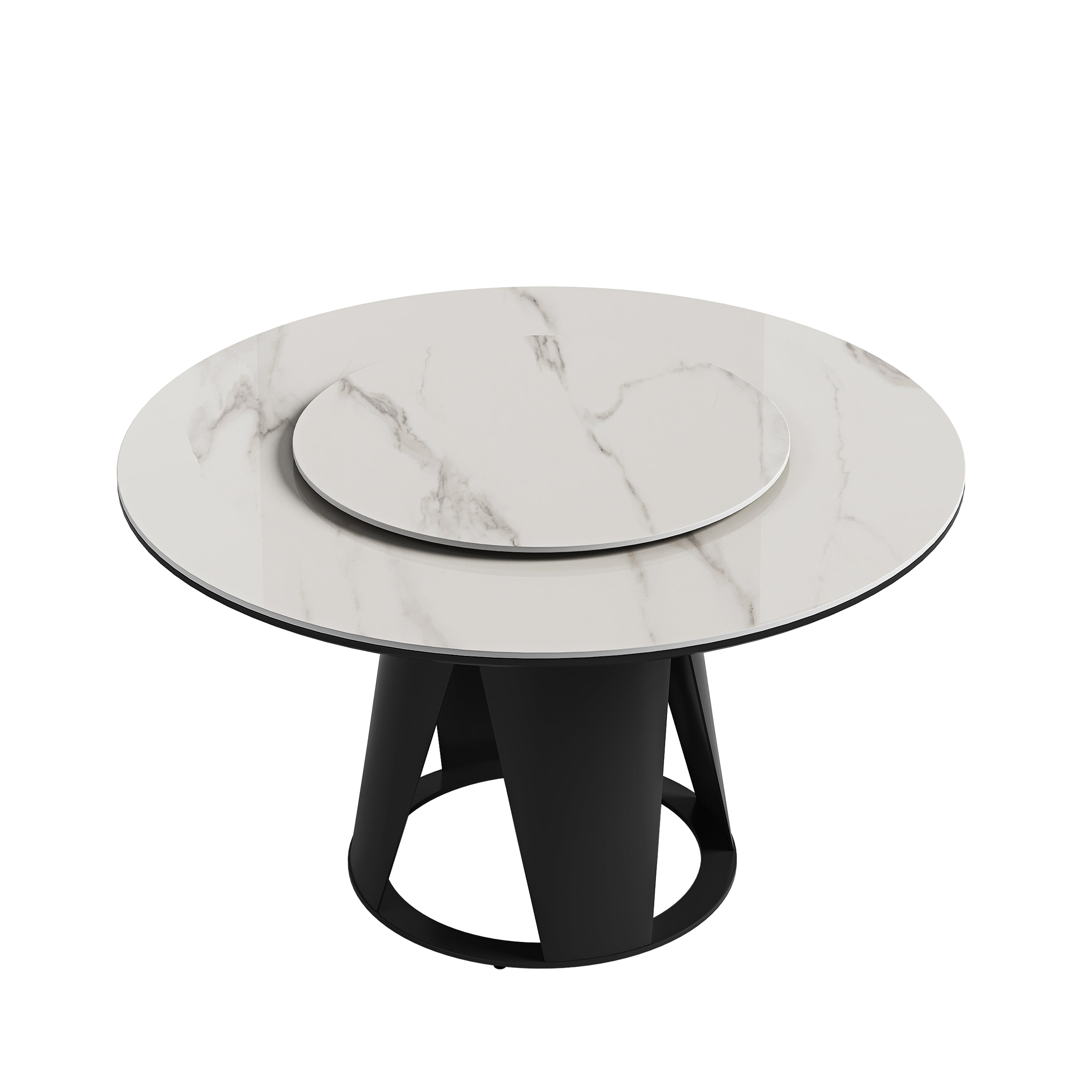 59" Modern Sintered Stone Dining Table