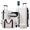 Hardside Luggage Set 5 Piece with Bags
