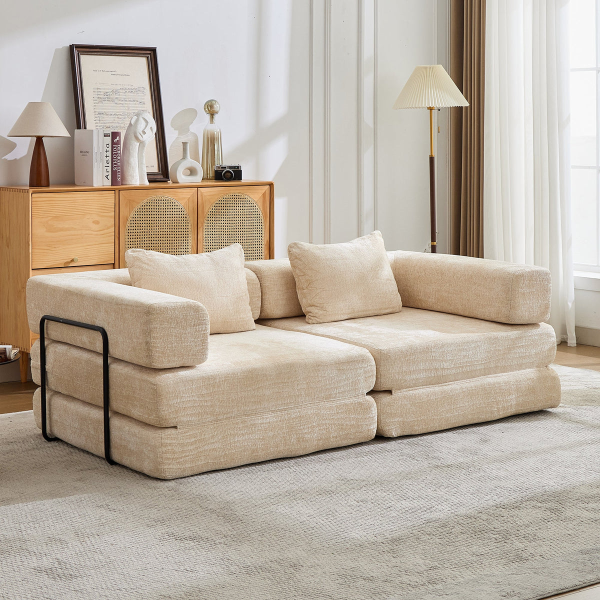 Compression Sofa - Convertible Floor Sofa Bed