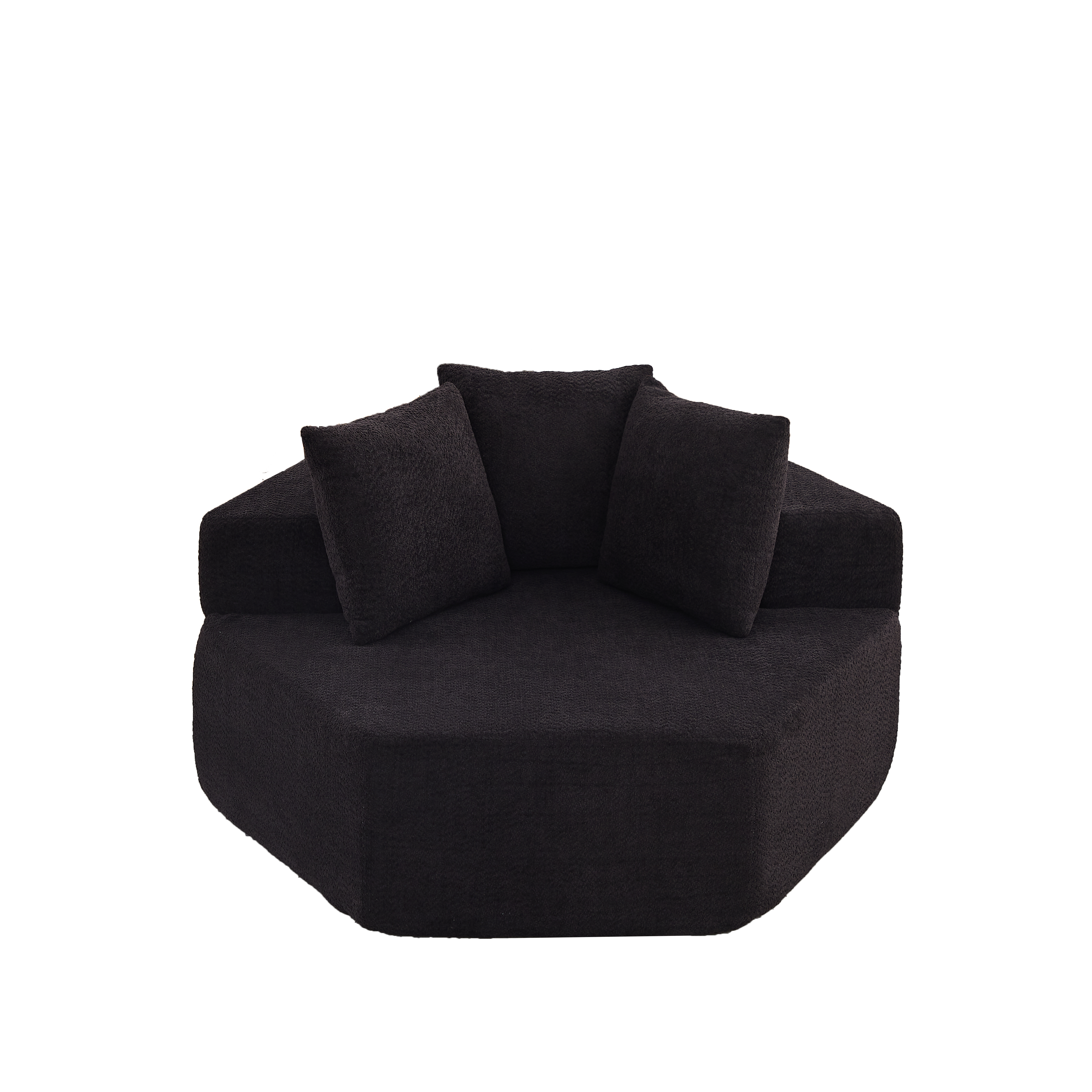 54-Inch Modern-Style Hexagonal Lounge Chair