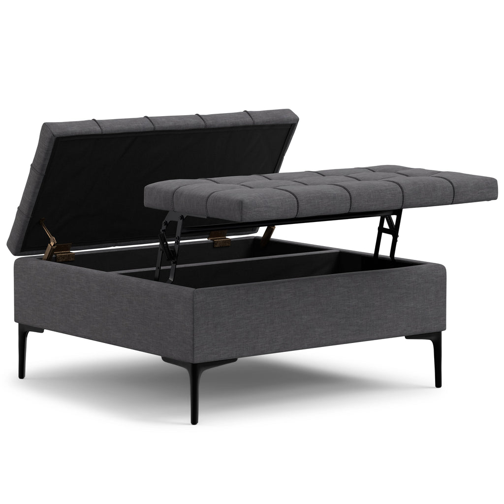 Laura Lift Top Storage Ottoman