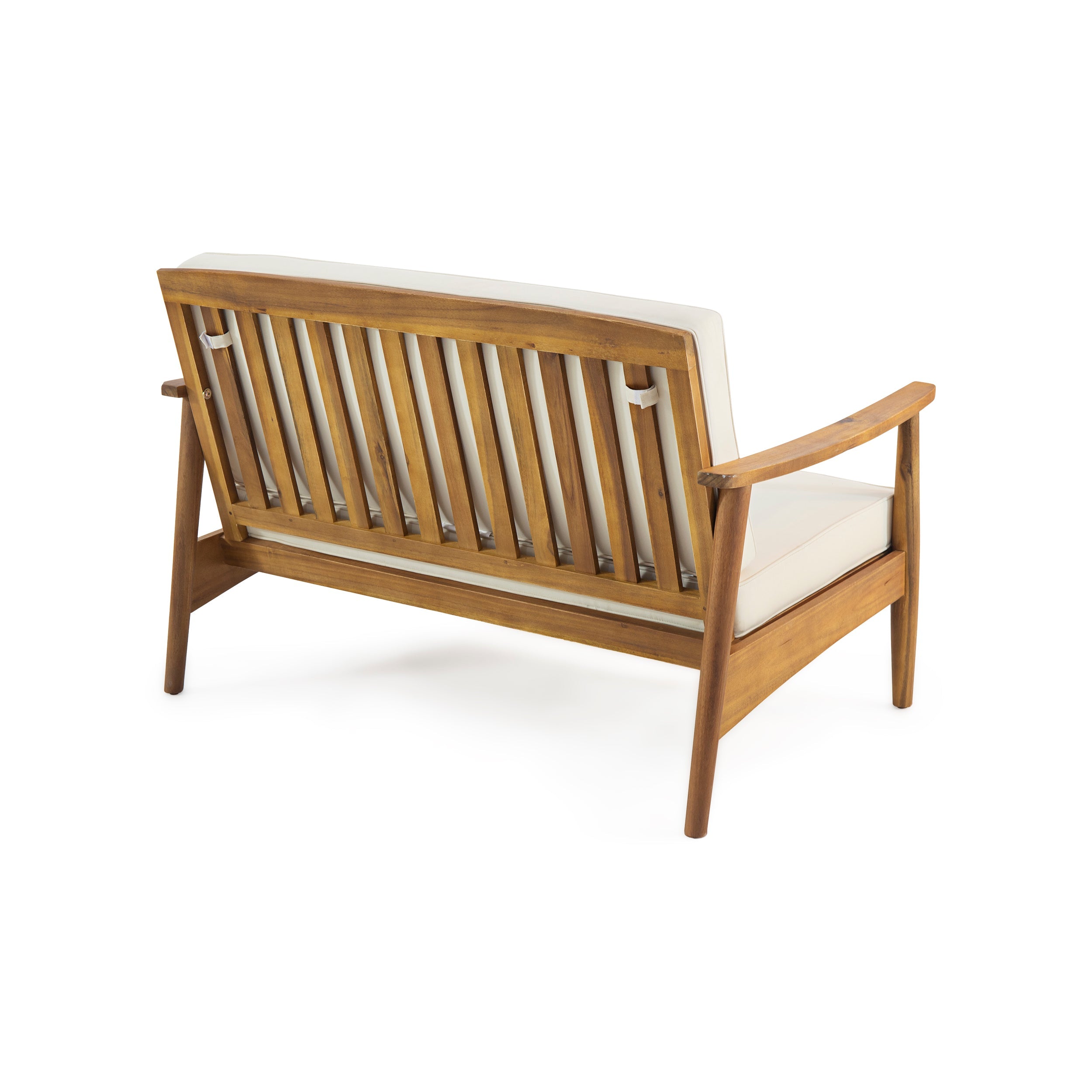 Patio Loveseat and Coffee Table Set with Cushions